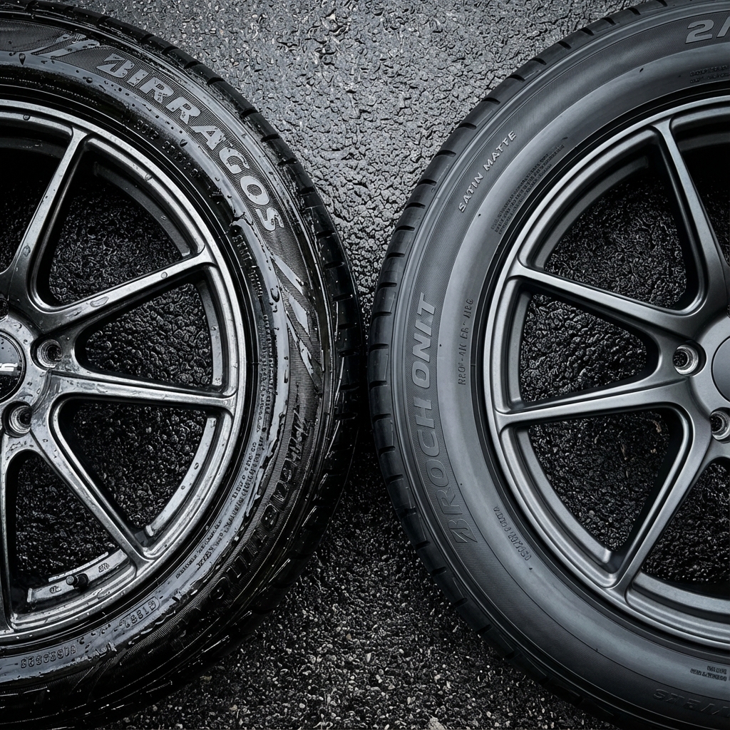 Pretinho para Pneus: Gel, Spray ou Cera? Qual o Melhor Acabamento? - Rodas e Pneus
